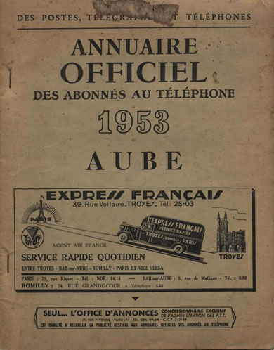 Annuaire Officiel du Telephone